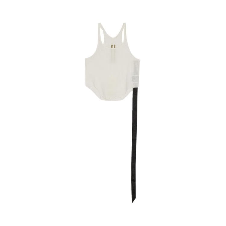Rick Owens DRKSHDW Cropped Basic Tank Top Milk