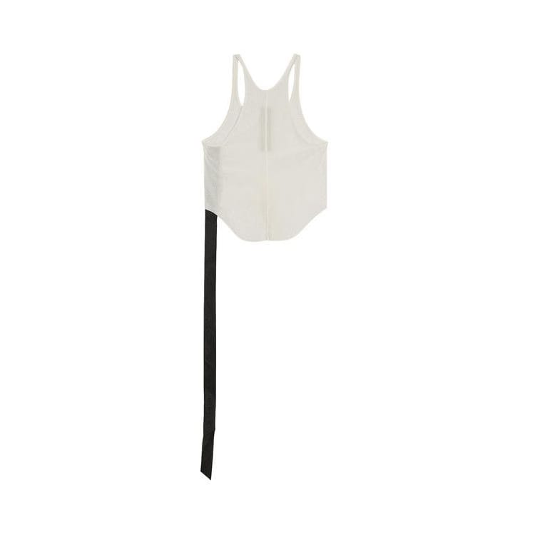 Rick Owens DRKSHDW Cropped Basic Tank Top Milk