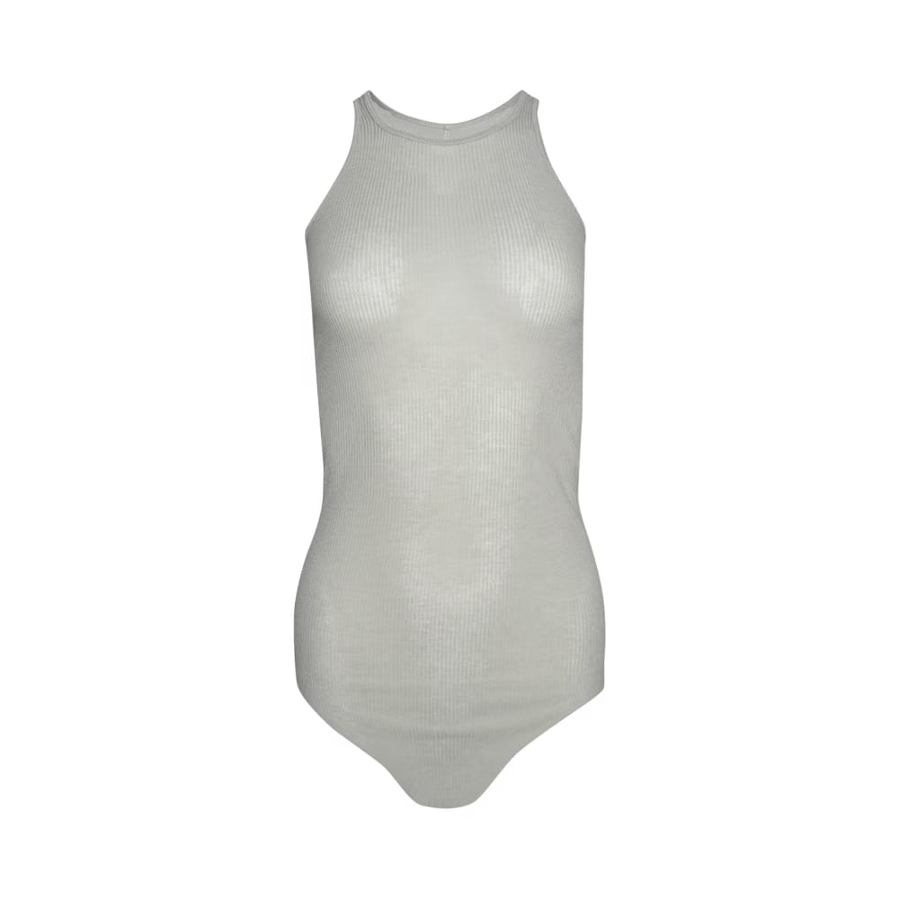 Rick Owens Rib Tank Top Pearl