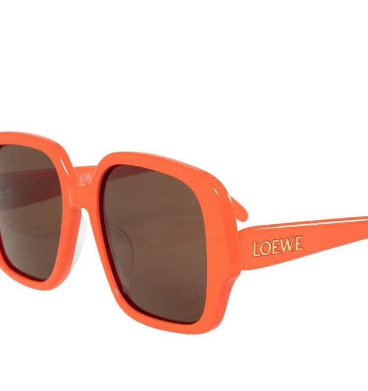 Loewe Slim Sunglasses Shiny Orange/Brown