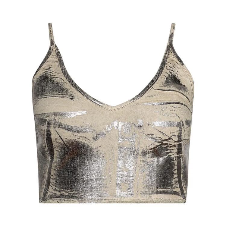 Rick Owens DRKSHDW Denim Top Palladium