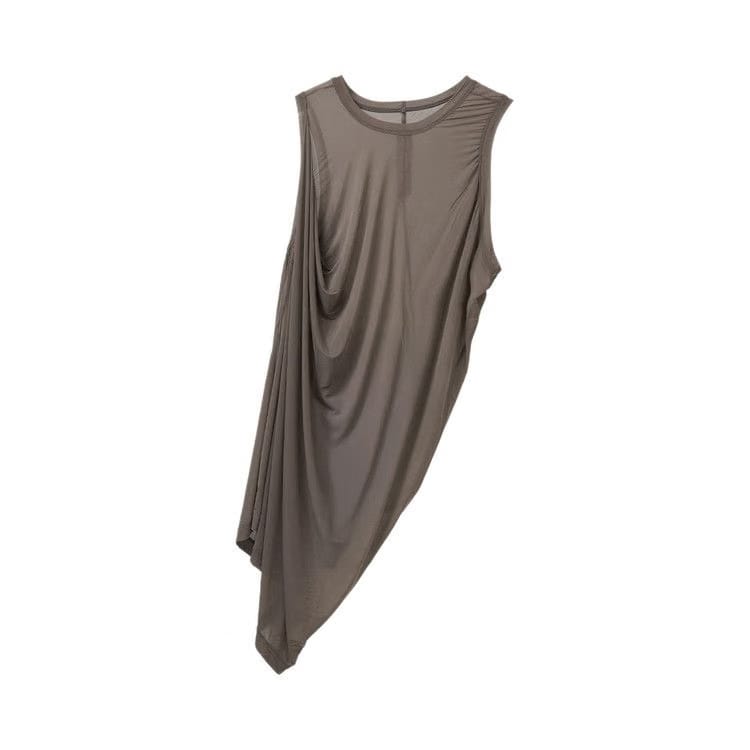 Rick Owens Anthem Tank Top Dust