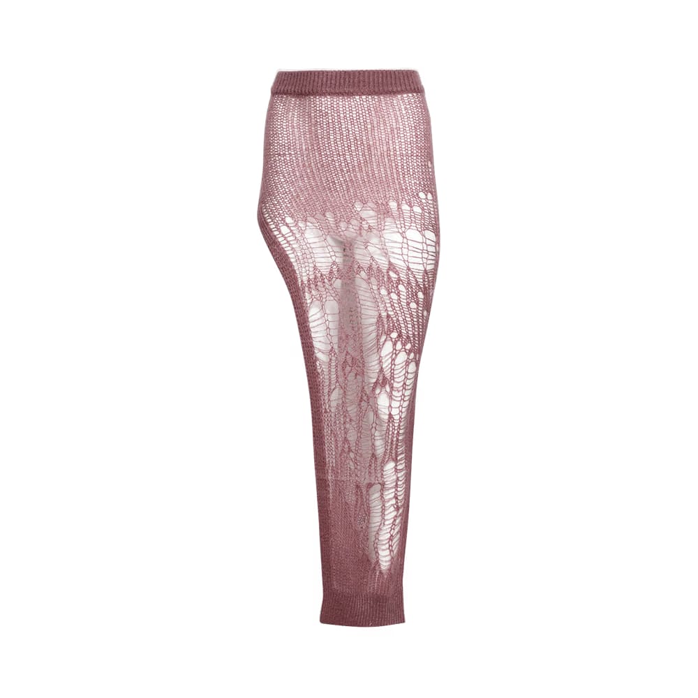 Rick Owens Spider Ziggy Skirt Pink