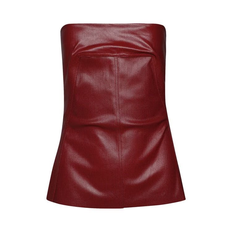 Rick Owens Bustier Top Cardinal Red