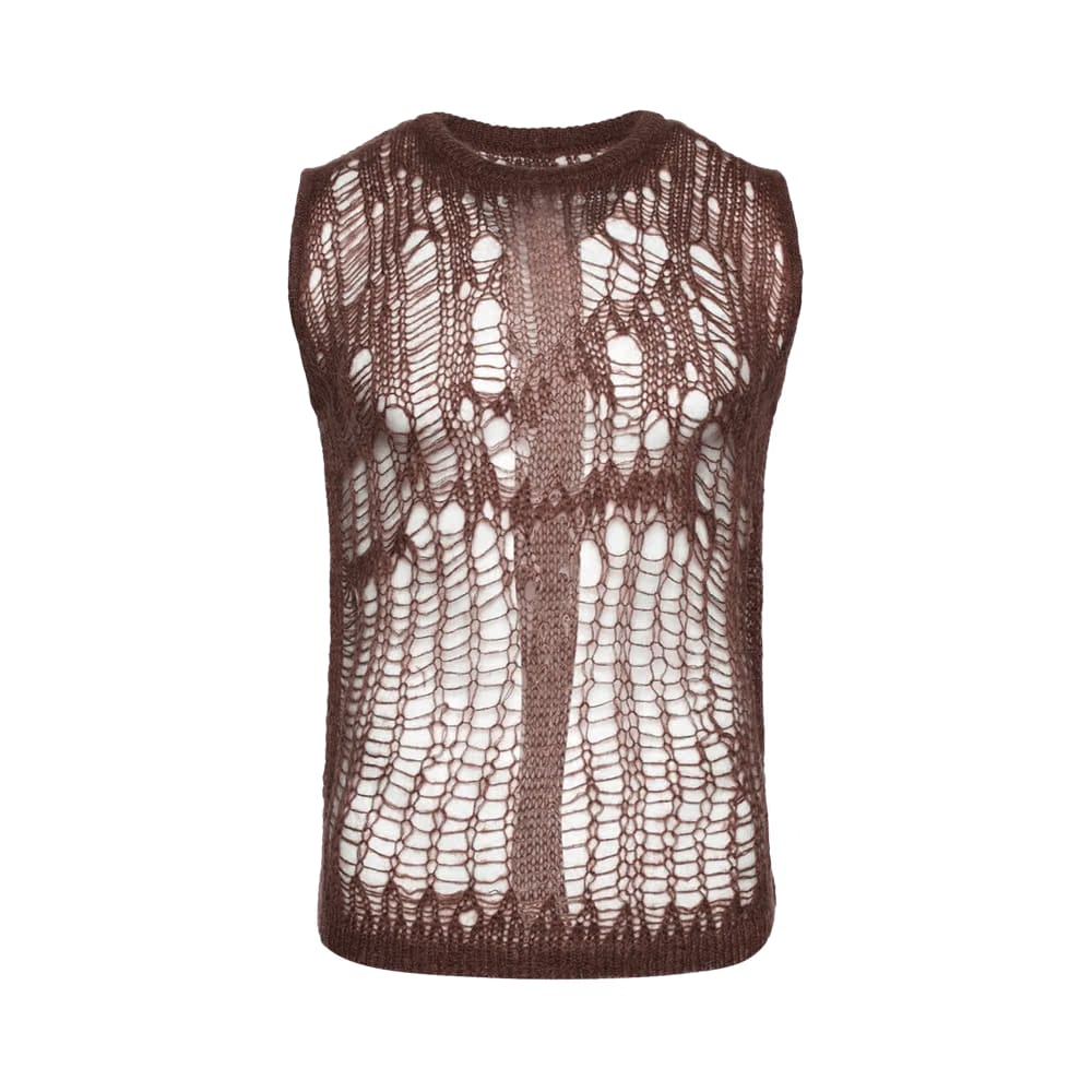 Rick Owens Spider Tank Top Henna