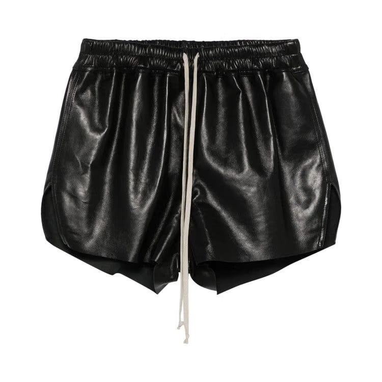 Rick Owens Pelle Boxer Shorts Black
