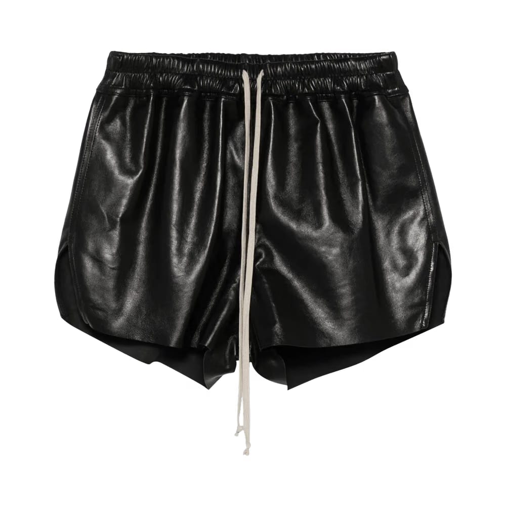 Rick Owens Pelle Boxer Shorts Black
