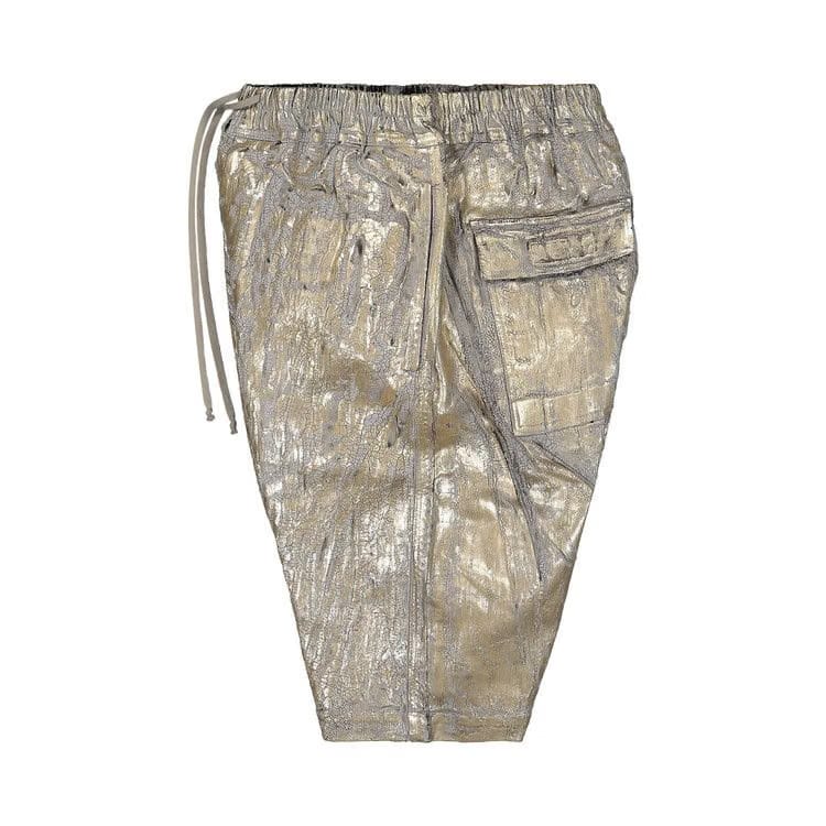 Rick Owens DRKSHDW Drawstring Pods Shorts Gold