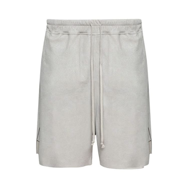 Rick Owens Shorts In Pelle - Boxers Pearl
