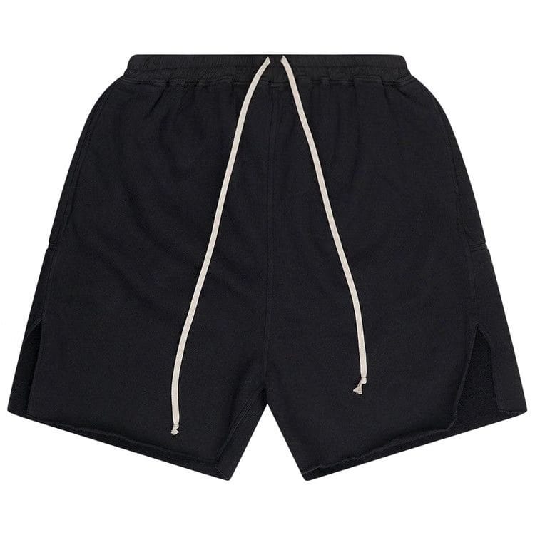 Rick Owens DRKSHDW Long Butt Zipper Boxer Shorts Black