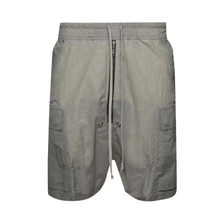 Rick Owens Ripstop Cargo Bela Shorts Pearl