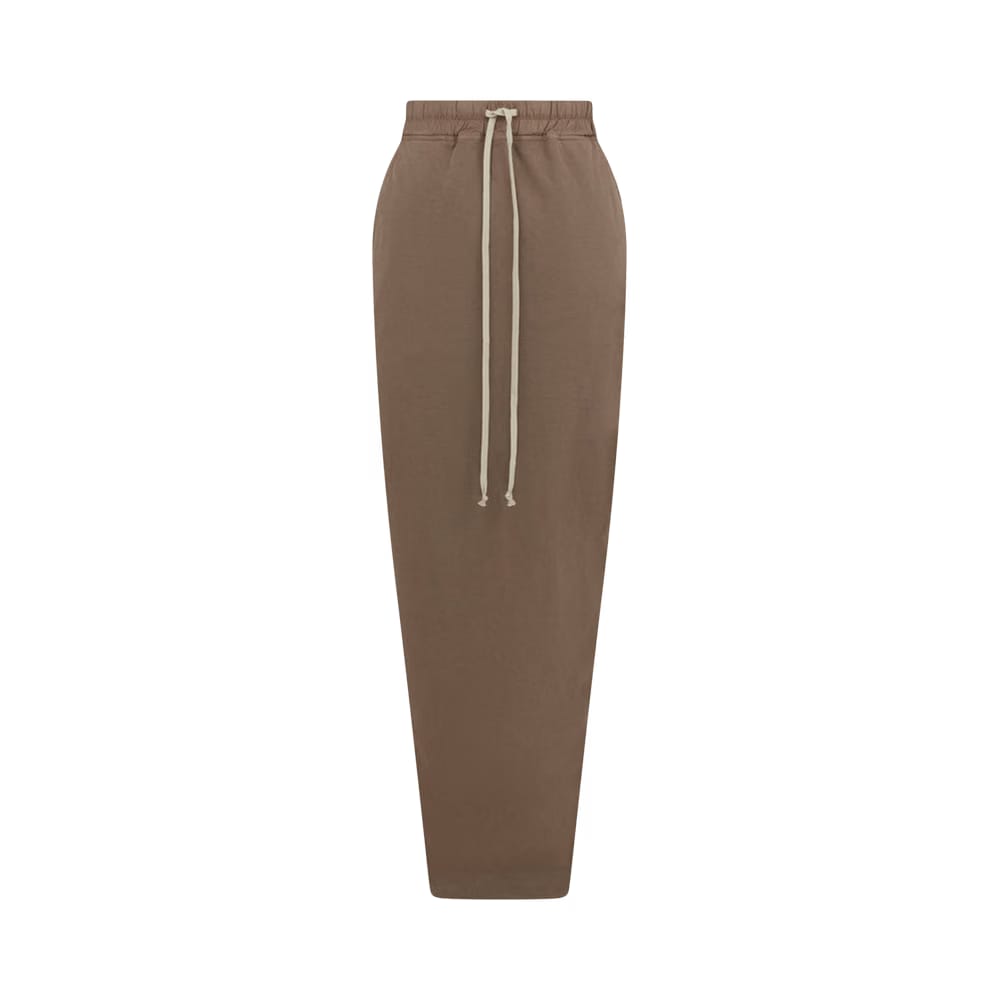 Rick Owens DRKSHDW Jersey Pull On Pillar Skirt Dust