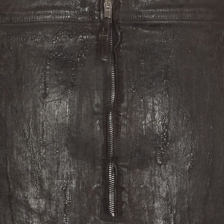 Rick Owens Mini Denim Skirt Black