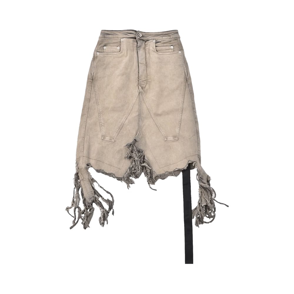 Rick Owens DRKSHDW Luxor Slivered Skirt Mineral