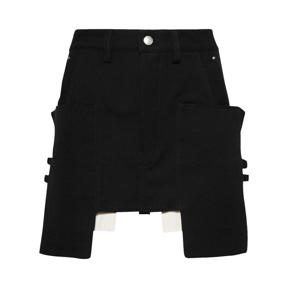 Rick Owens Stefan Mini Skirt Black