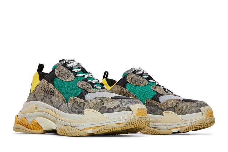 Gucci x Balenciaga Triple S The Hacker Project - Beige Yellow