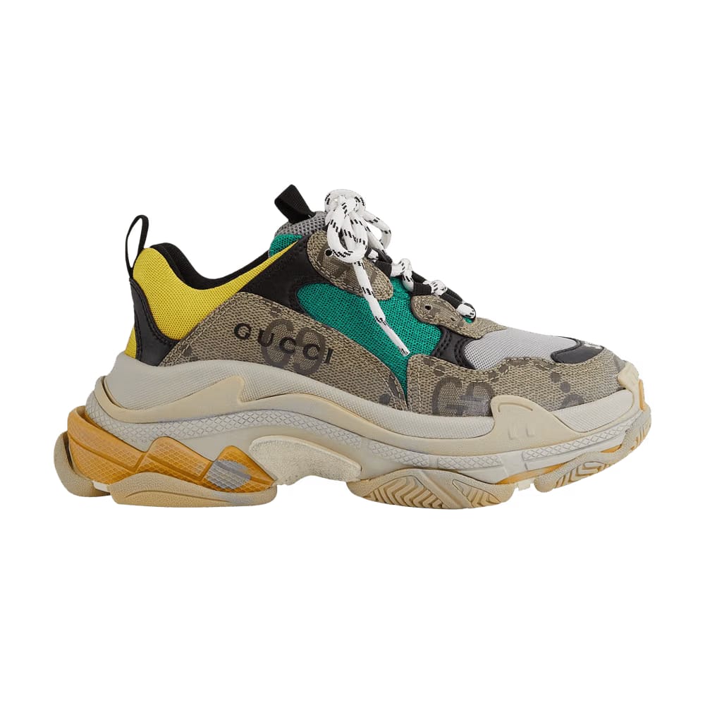Gucci x Balenciaga Wmns Triple S 'The Hacker Project - Beige Yellow'