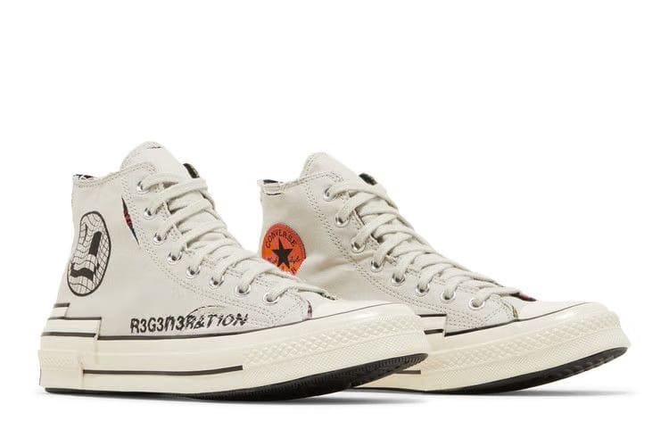 Converse Chuck 70 Hacked Heel High Tear Away - Light Bone