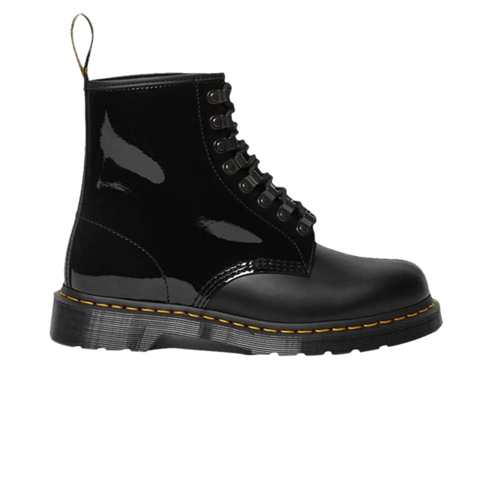 Dr. Martens Pleasures x 1460 Smooth Patent Lamper Black