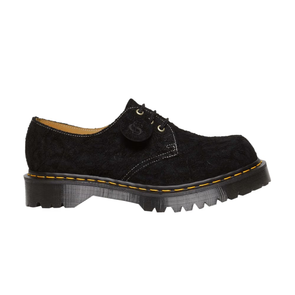 Dr. Martens 1461 Bex Made in England Emboss Suede Oxford Black