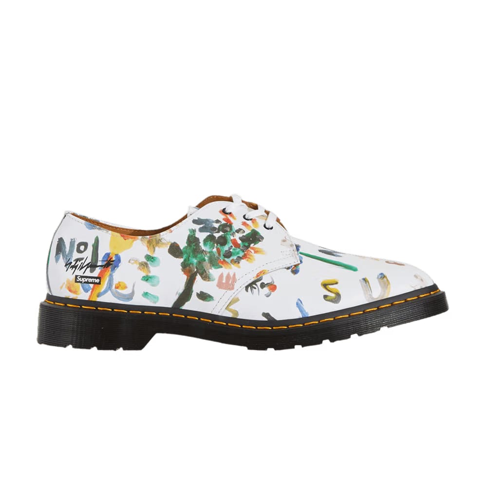 Supreme x Yohji Yamamoto x Dr. Martens 1461 Brushstroke - White