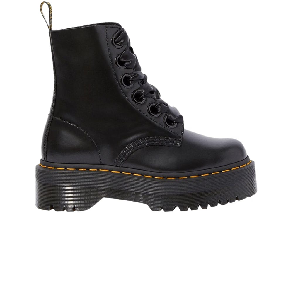 Dr. Martens Molly Wmns Leather Platform Boot 'Black'