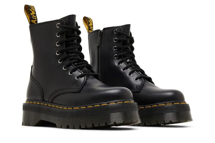 Dr. Martens Jadon Smooth Leather Platform Boot Black
