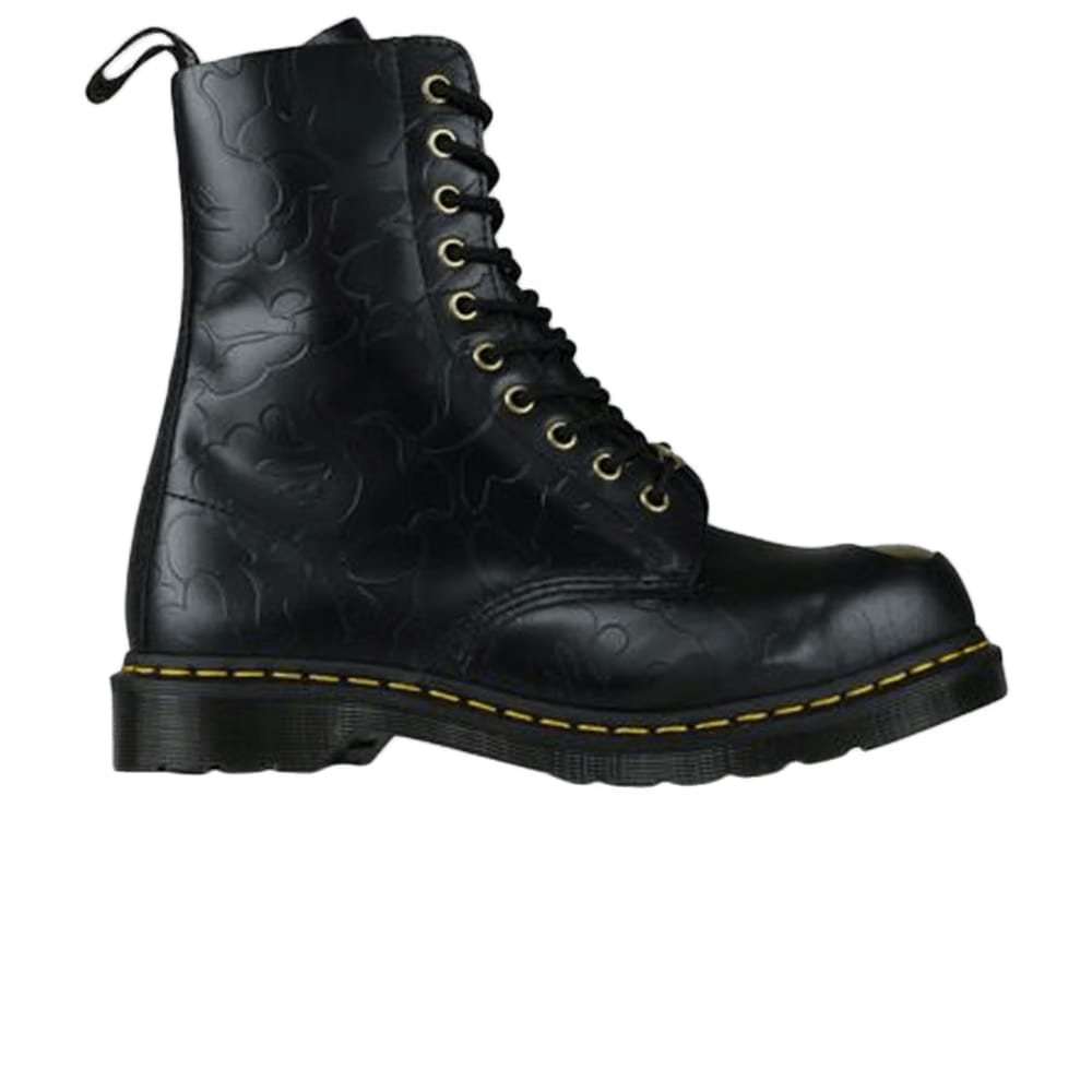 A Bathing Ape x Dr. Martens 1490 Smooth Black