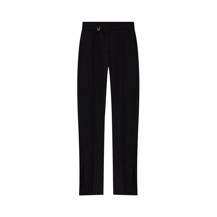 Jacquemus Le Pantalon Drapeado Jersey Pants Black