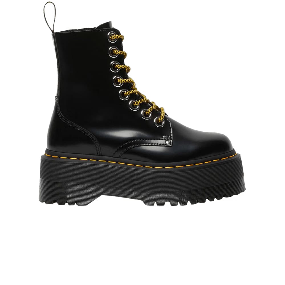Dr. Martens Wmns Jadon Max Platform Boot 'Black Buttero'