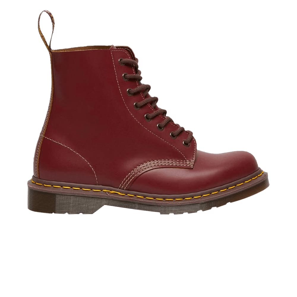 Dr. Martens 1460 Vintage Made In England Lace Up Boot Oxblood Quilon