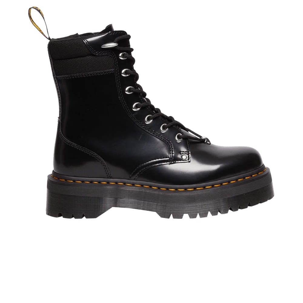 Dr. Martens Jadon 2 Hardware Buttero Leather Platform Boot Black