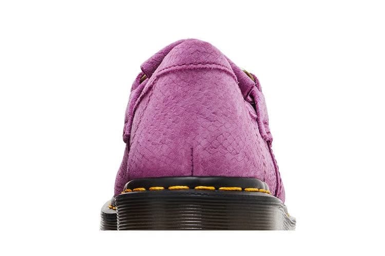 Dr. Martens Adrian Snaffle Repello Emboss Suede Kiltie Loafer Thrift Pink