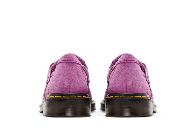 Dr. Martens Adrian Snaffle Repello Emboss Suede Kiltie Loafer Thrift Pink