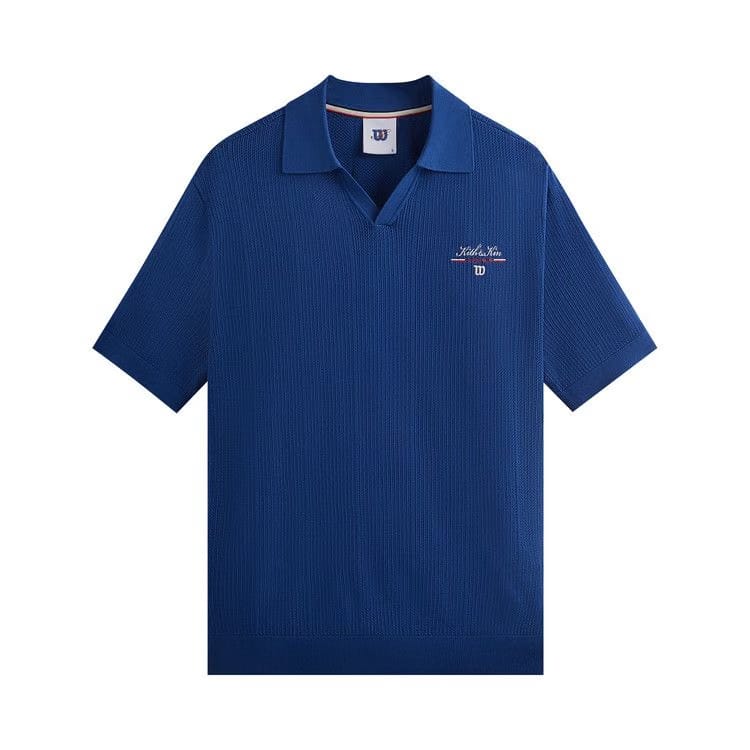 Kith For Wilson Cable Johnny Collar Polo Blue Quartz