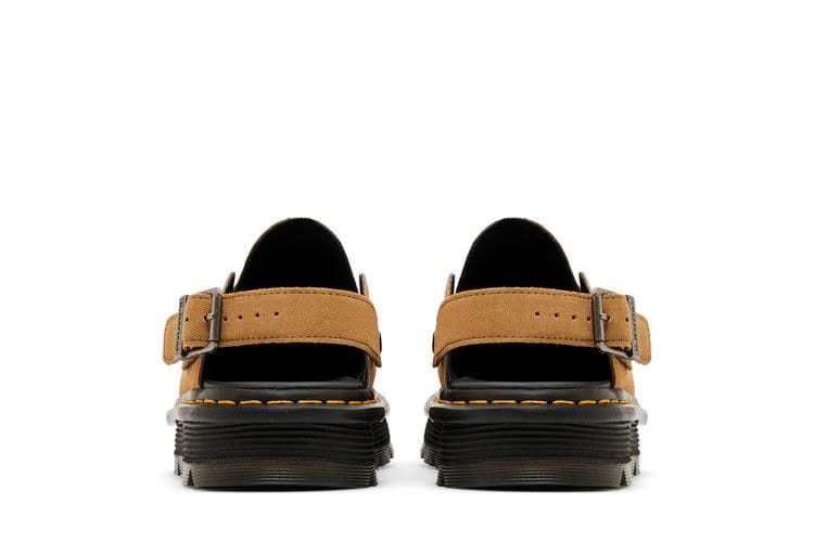 Dr. Martens Zebzag Suede Casual Slingback Platform Mule Savannah Tan