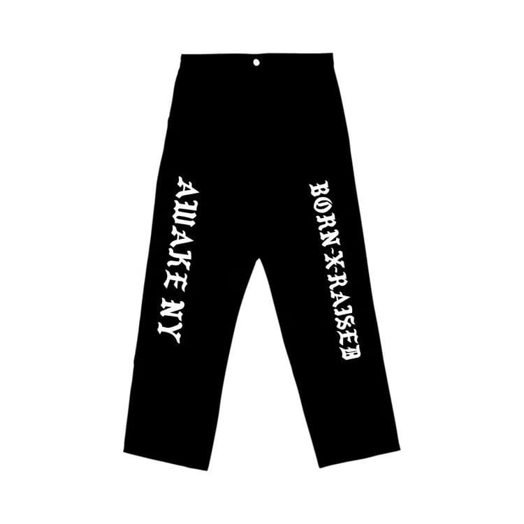 Born x Raised x Awake x Carhartt WIP Double Knee Pant Black