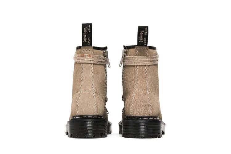 Dr. Martens Rick Owens x 1460 Bex Suede Boot Light Taupe