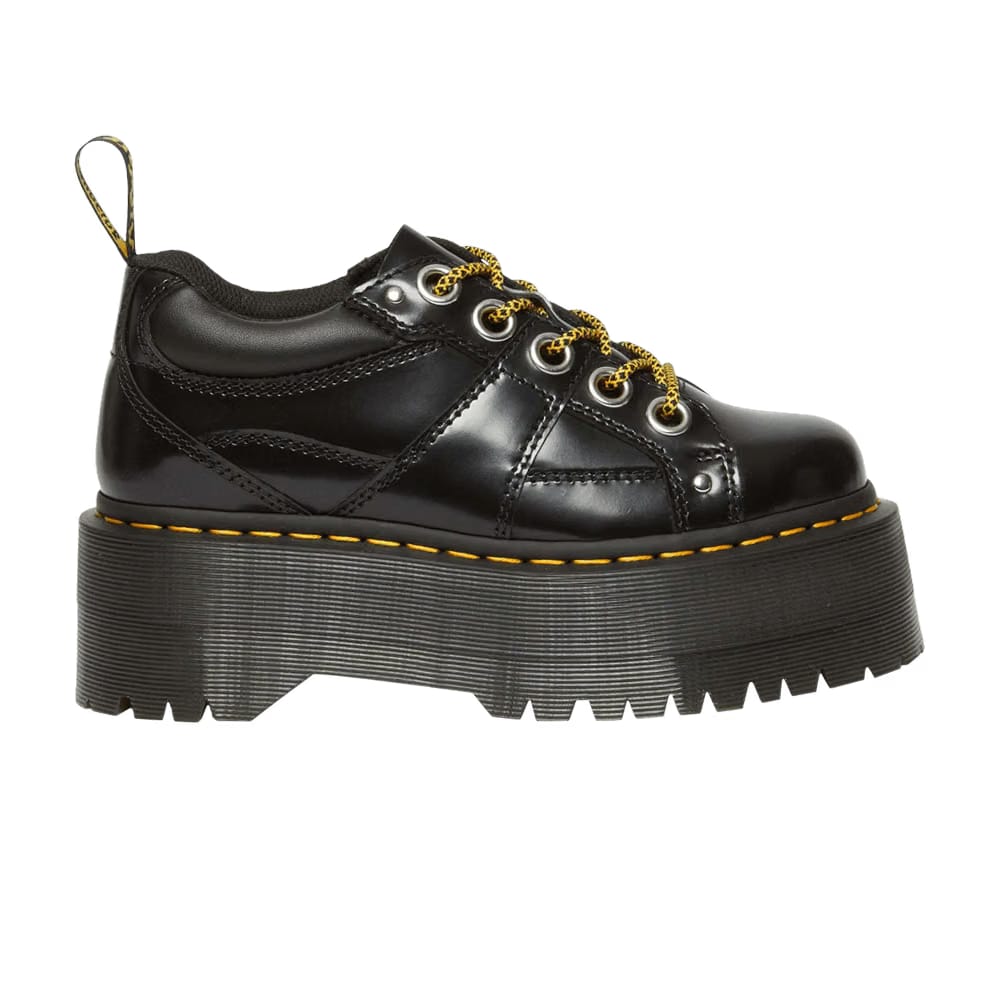 Dr. Martens Wmns 5-Eye Max Buttero Leather Platform 'Black Buttero'
