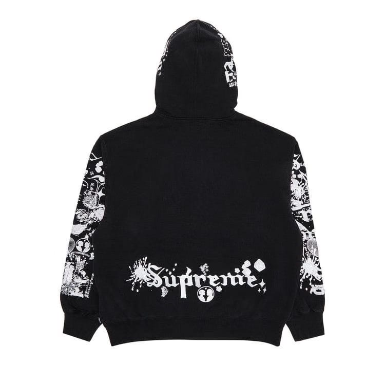 Supreme AOI Zip Up Hoodie Black