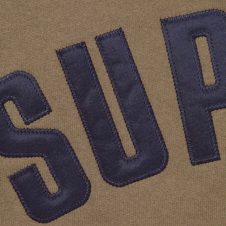 Supreme Arc Thermal Lined Zip Up Hoodie Dusty Brown