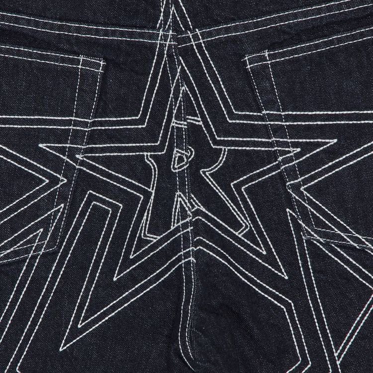 Supreme Stars Topstitch Baggy Jean Indigo