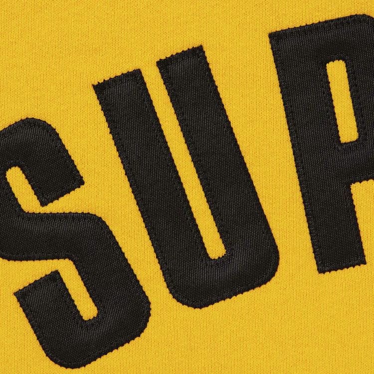 Supreme Arc Thermal Lined Zip Up Hoodie Bright Gold
