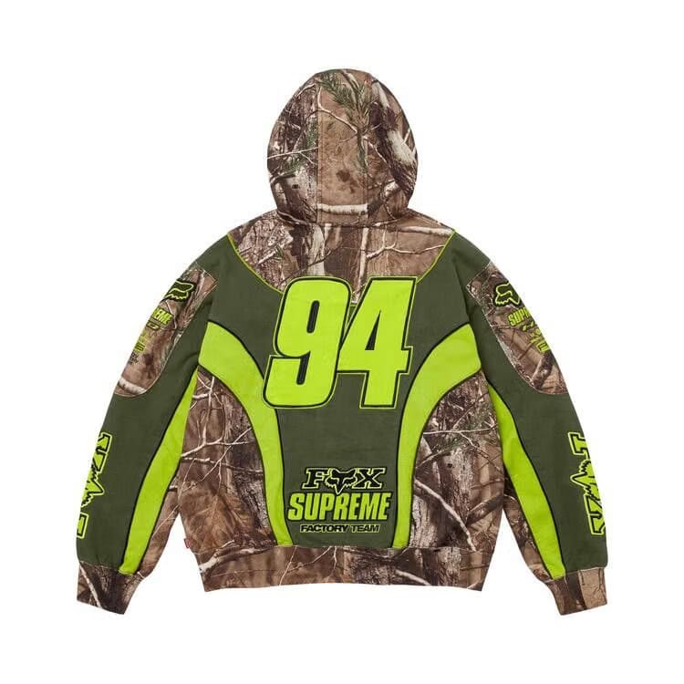 Supreme x Fox Racing Zip Up Hoodie Realtree AP Camo