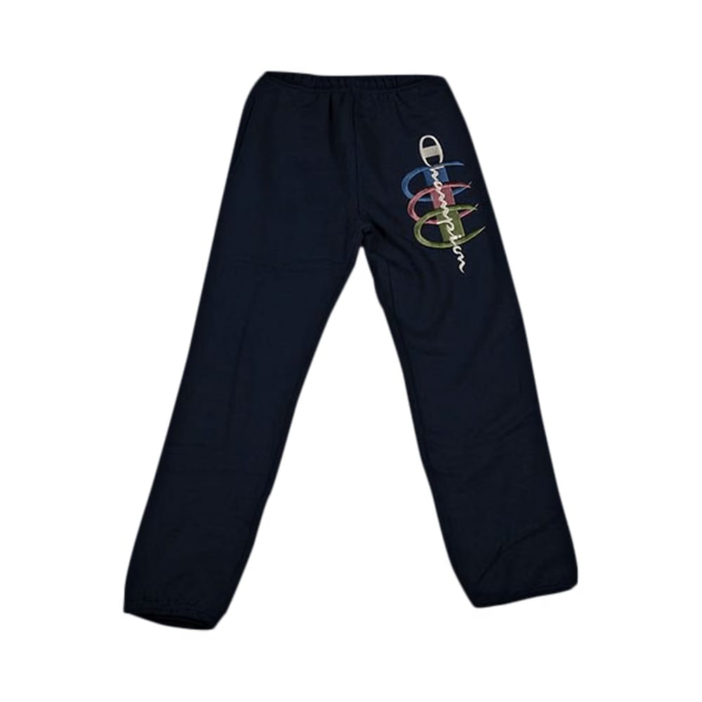 Supreme x Champion Stacked C Sweatpant Navy