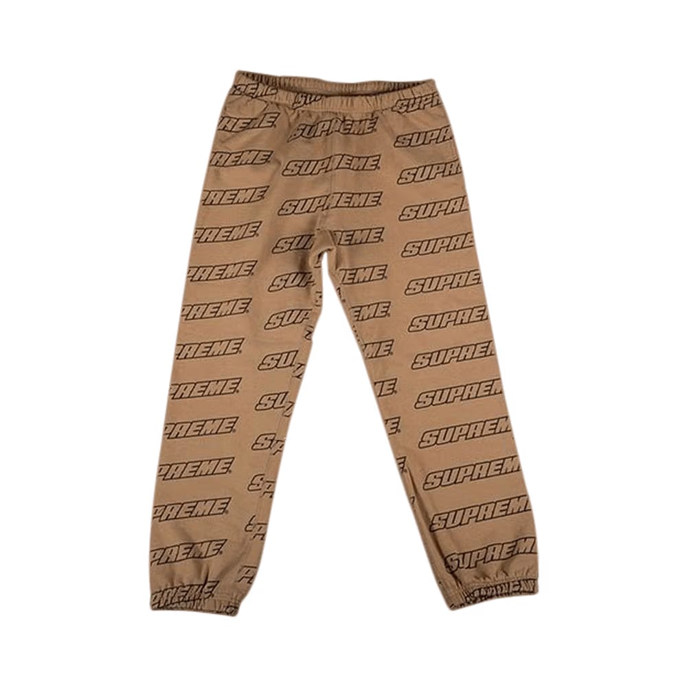 Supreme Repeat Sweatpant Brown