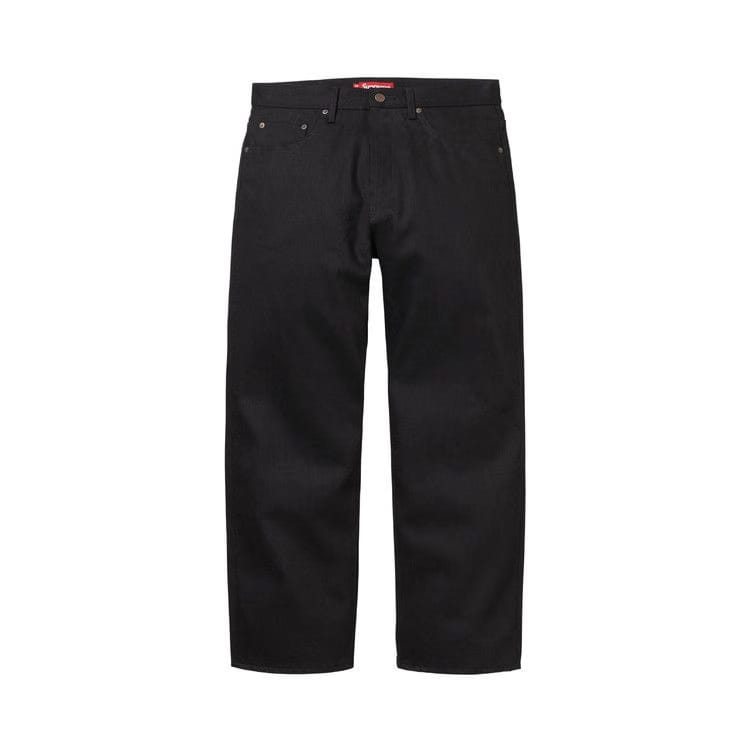 Supreme Rigid Loose Fit Selvedge Jean Rigid Black