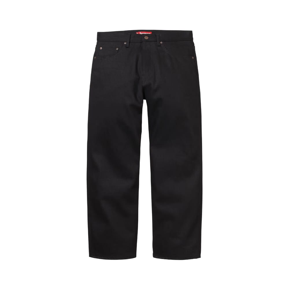 Supreme Rigid Loose Fit Selvedge Jean Rigid Black