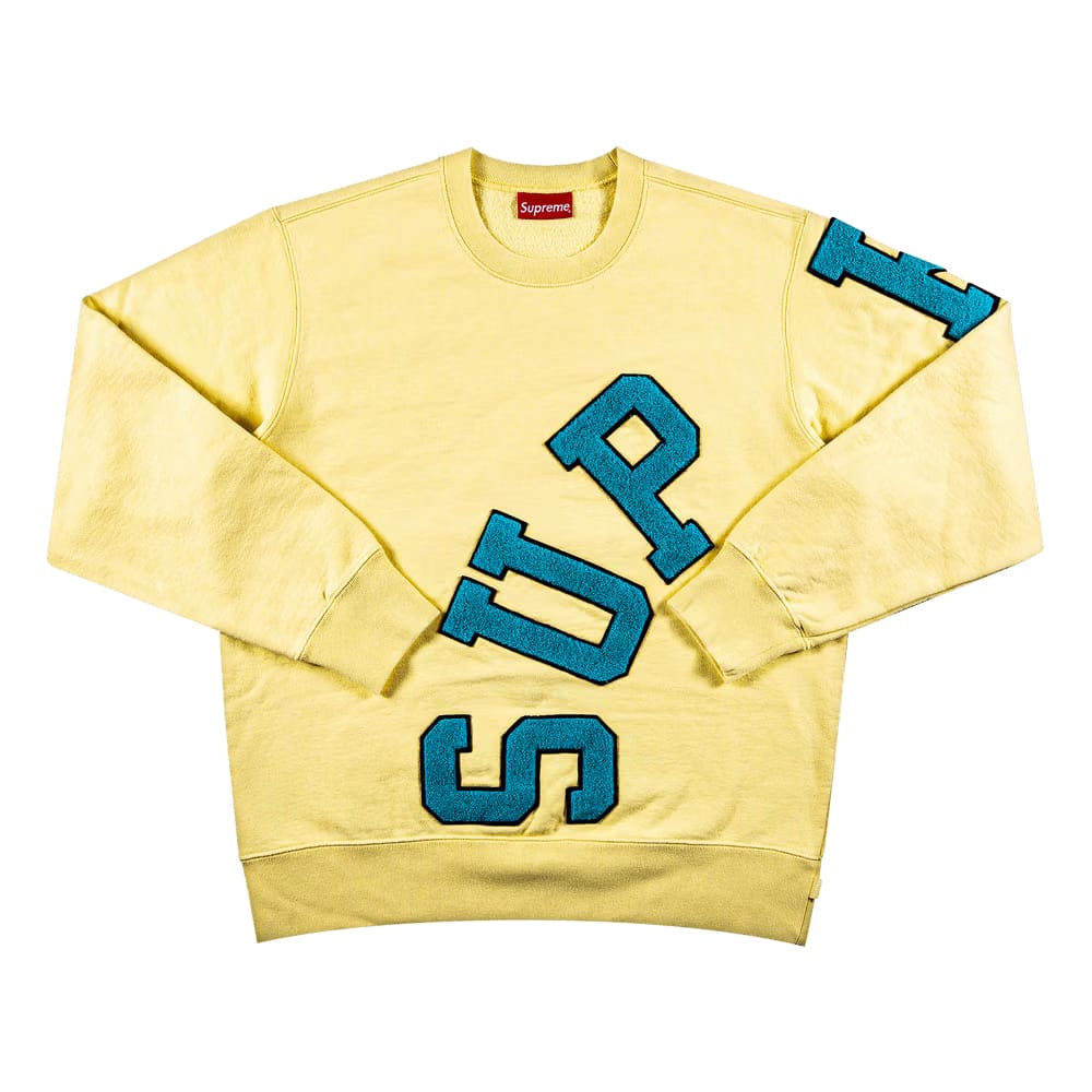 Supreme Big Arc Crewneck Light Yellow