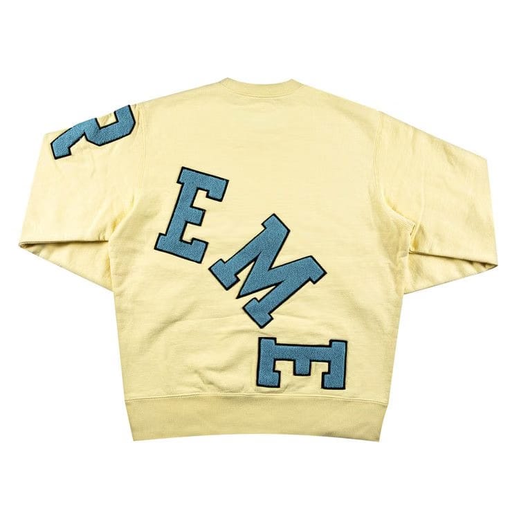Supreme Big Arc Crewneck Light Yellow